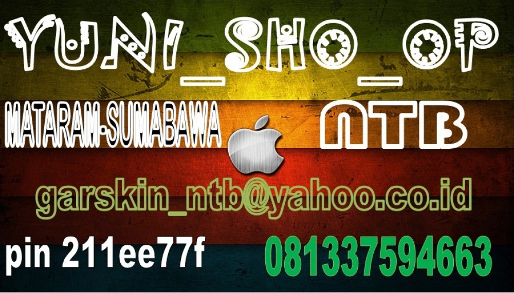 shop garskin hp,laptop,stripping motor,stiker dll daerah NTB (sumbawa/mataram)